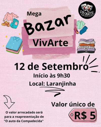 LS: Vivarte realiza primeiro bazar com peças a R$ 5 